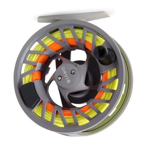 Orvis Clearwater CAST Reel II: Fishing Reels, Large-Arbor Die-Cast Design, Rugged Finish, Sealed Drag System, Enhanced Fit, Charcoal - 3-5wt