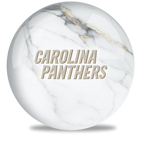 On The Ball Bowling NFL Marble Carolina Panthers 16#