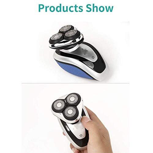 Electric Shavers For Men, Waterproof Wet & Dry Electric Razor For Men, Cordless Rechargeable Men’s 3D Rotary Razor With Pop-Up Beard Trimmer,Usb Charging #TOP7