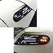 iJDMTOY Dark Lens Amber LED Fender Front Side Marker Blinker Lights Compatible With 2006-2014 MINI Cooper MKII (2nd Gen) R56 R57 R58 R59