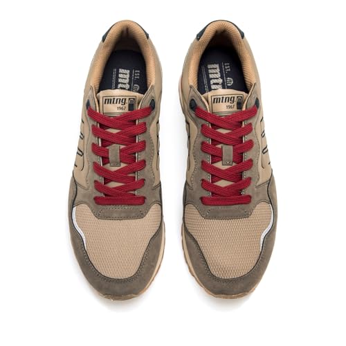 Mtng Para Hombre. 84427 Zapatillas Joggo Classic Beige (41), Tela, Plano, Cordones, Casual - 6