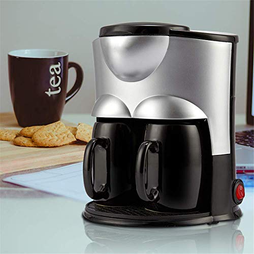 GaoF Kaffeemaschine Espressokaffee, Haushaltstropfen Automatische Teemaschine Kleine Mini-Doppel-Tasse Amerikanische… – Bild 4