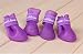 Mascota Perro Lluvia Botas Botines Zapatos de goma protectores impermeable S/M/L 3...