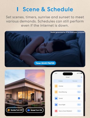 Image of meross 3 Way Smart Dimmer Switch Kit | Supports Apple Home, Alexa, Google Assistant, SmartThings, 2.4GHz Wi-Fi, Neutral Wire Required, Remote Control Schedule