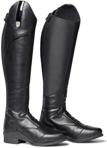 Mountain HorseWomens Veganza Long Riding Boot - Black Footwear Calf Size - Regular/Wide, Footwear Size - 37