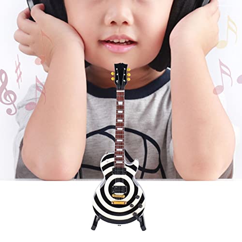 Agatige Modèle de Guitare, Ornement d’instrument de Musique de Guitare électrique Miniature en Bois à l’échelle 1: 6… - Les Beatles, Paul McCartney, John Lennon, RIngo Starr, George Harrison Agatige Modèle de Guitare, Ornement d'instrument de Musique de Guitare électrique Miniature en Bois à l'échelle 1: 6… – Image 5