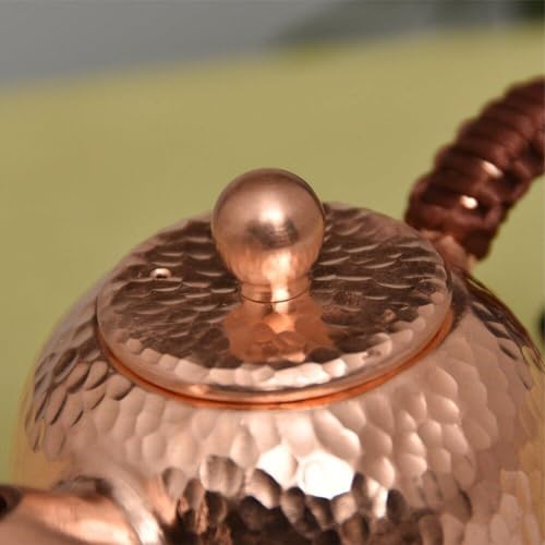 Théière en cuivre martelé de haute qualité pour une dégustation d'exception - 7