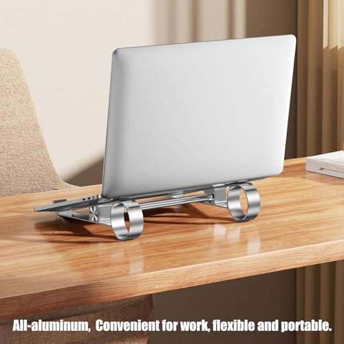 Base plegable portátil para laptop de aluminio miniatura 6