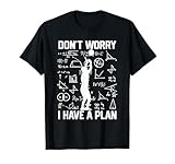 Setter Don't Worry I Have A Plan Men Volleyball School T-Shirt