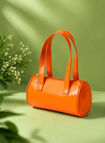 VOXOZA orange leather handbag – image 2