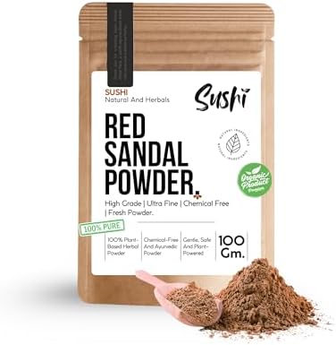 Sushi Red Sandalwood Powder | 100% Pure & Organic | Natural Skin Brightening ...