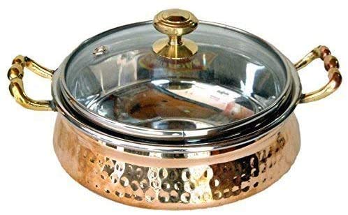 Imagen de Cacerola de cobre de acero 100% puro para servir Royal Handi