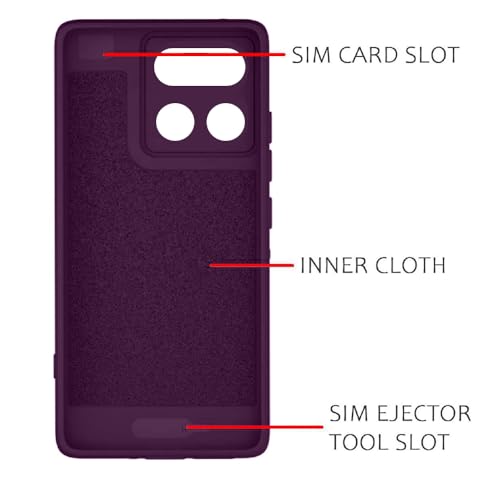 Image of Casotec Back Cover | MagFit Ring Design (Non-Magnetic) | Shockproof Case | Anti-Slip Grip | Raised Camera Edges | Slim Protective Case for Realme 16 Pro Plus 5G (Purple)