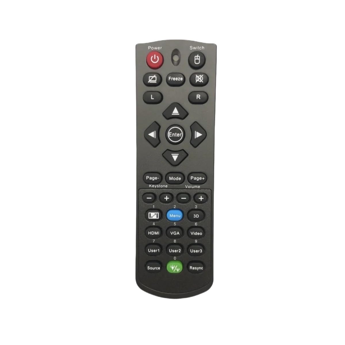 1 szt. Pilot zdalnego sterowania pasuje do projektora Optoma EH320USTi EH330UST EH341 EH343 EH416 EH345 EH415ST EH319UST EH319USTi EH320UST