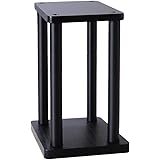 Catonlifer サラウンドサウンドシェル スピーカー台・スタンド スピーカースタンド フフロアシェルフ無垢材 スピーカー台 魅力的なデザイン 耐久性のあるスチール構造 滑り止め足 組み立てが簡単 (C,70CM)