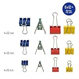 gold binder clip FÜR BÜRO UND TECHNIK: Optimal geeignet als Kabelhalter oder Kabel-Bündelung. Auch zum ordentliche Aufbewahren von Kopfhörern oder als Halterung und Sortier-Hilfe für USB-, zusätzliches Bildschirm- oder Netzwerkkabel.