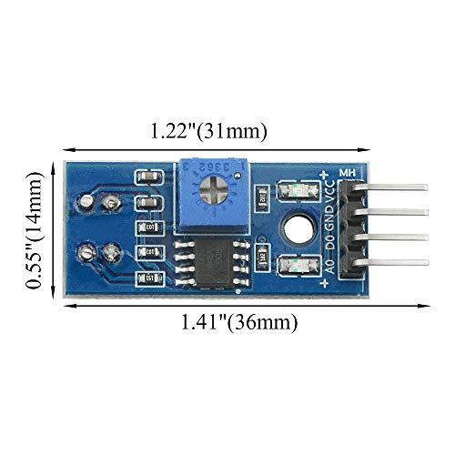 Xingyheng 10Pcs Tcrt5000 Infrared Reflective Ir Photoelectric Sensor Switch Module 3.3-5V Obstacle Avoidance Barrier Line Track Sensor Module #TOP3