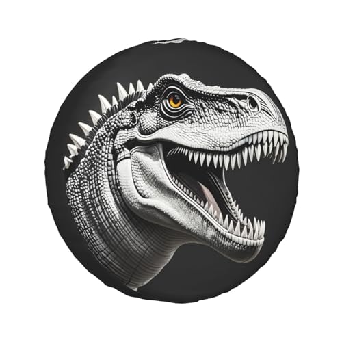 Image of Dinosaur Spare Tire Cover Wheel Protector Weatherproof Wheel Cover Universal Decorative Accessories for Camper RV SUV Travel Trailer 16 inch