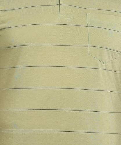 Image of INKKR Half Plus Size Men's Regular Fit Striped Tshirt