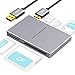 Produktbild SD kartenleser 5 in 1 USB 3.0, Aluminiumlegierung mit USB Kabel kartenlesegerät für SD, Micro SD, SDXC, SDHC, Micro SDHC, Micro SDXC, kompatibel mit Windows 10, 8.1, 8, 7, Vista, XP, Mac OS