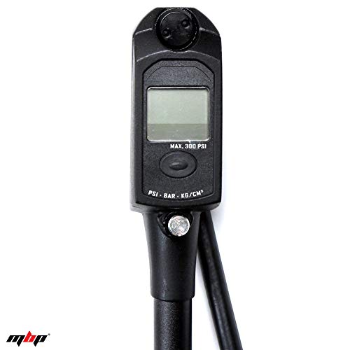 Mbp Digital High Pressure Bicycle Shock Pump (300 Psi Max) Front Forks And Rear Shocks #TOP1