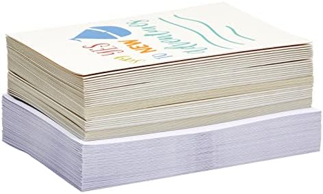 48 Pack Motivational Cards Featuring Positive Quotes and Envelopes, 6 Designs for All Ages, 10.2 x 15.2 cm