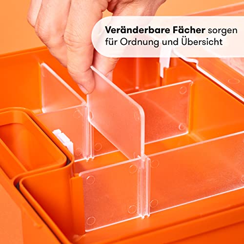 2x Erste Hilfe Kasten mit Inhalt nach neuer DIN 13157:2021 I Verbandskasten inkl. praktischer Wandhalterung, 5x Aufkleber & Plombe I Erste Hilfe Koffer für Betriebe, Einrichtungen & Zuhause - Image 6