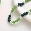 Malachite green/Olive green/White