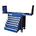 Sunex Tools (SUN8035XTFDBL) 6 Drawer Slide Top Service Cart-Blue