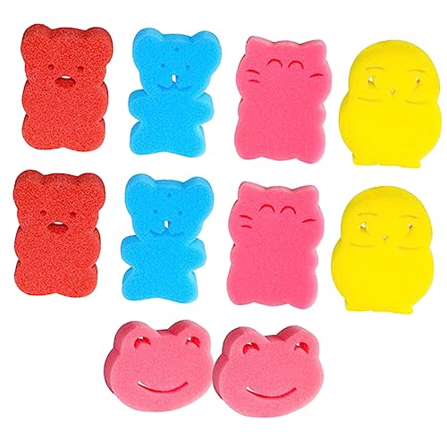 OATIPHO 10pcs Bath Sponge Lightweight Body Cleaning Sponges for Adults Easy to Clean Bathing Tools for Home and Travel
