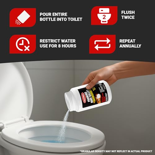 Roebic FRK-1LB Foaming Root Killer: Clear Pipes, Stop New Growth, Safe for Al...