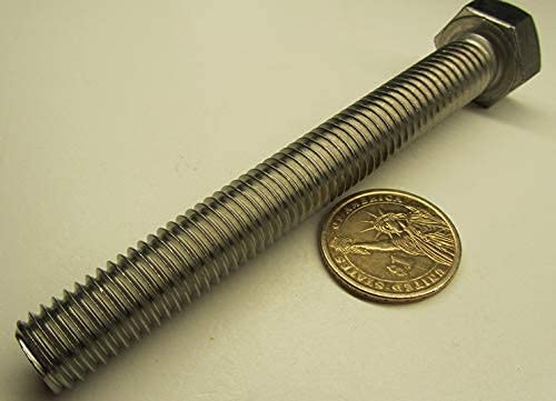 18-8 A2 Stainless Steel Hex Bolts FT M14 x 2 mm x 110 mm Long 5 pcs