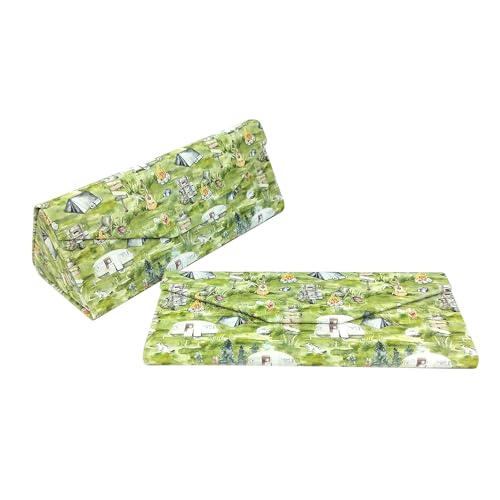 Image of Real Sic Glasses Case for Men and Women - Magnetic Folding Hard Shell Sunglass Holder - Inspired by Activities /Hobbies