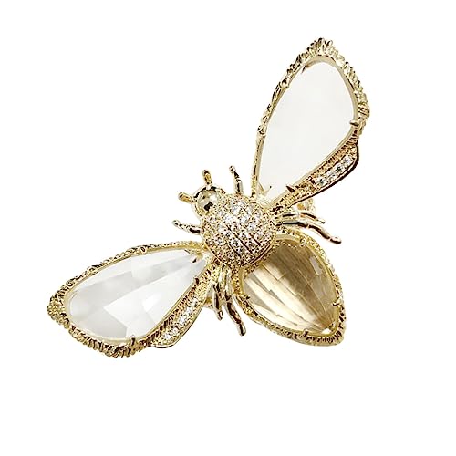 Bagues articulées tendance pour femme avec anneau ajustable et reflets brillants