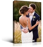 Wewejia Personalized Photo to Canvas Print - Canvas Prints With Your Photos on Custom Wall Art fo...