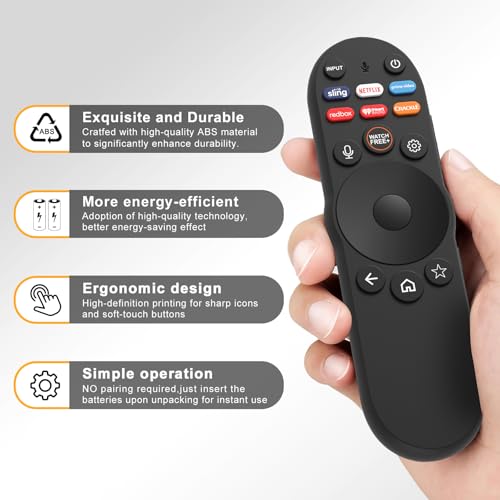 Image of Universal Voice Remote Control for VIZIO Smart TV Remote Control Replacement XRT270 Bluetooth Voice Remote Control for VIZIO SmartCast D /E /P /M /V /PX-Series 4K QLED Quantum Pro Smart TVs