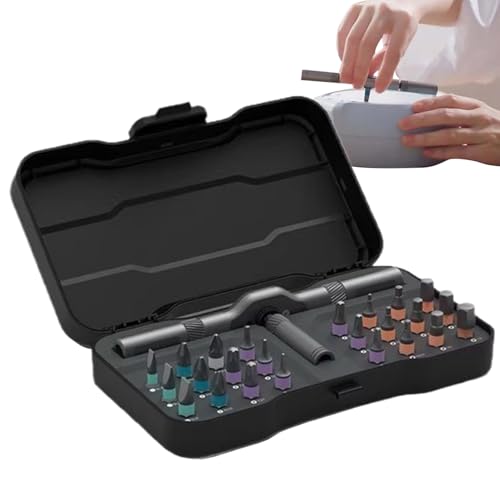 Set di tasti a cricchetto di precisione - Casse degli attrezzi professionali a 24 a 7, modulari | Elettronica versatile, manutenzione domestica, garage, officina e varie riparazioni