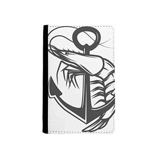 Crevettes Organisme marin Porte-passeport pochette de protection pour cartes de crédit