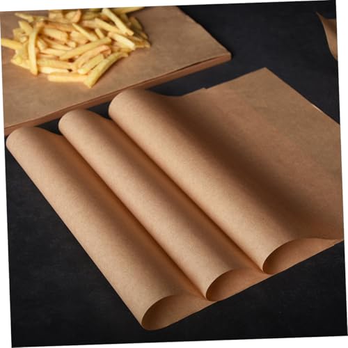 Papier Cuisson Antiadhésif Friteuse à Air : Cuisson Propre 100pcs - 5