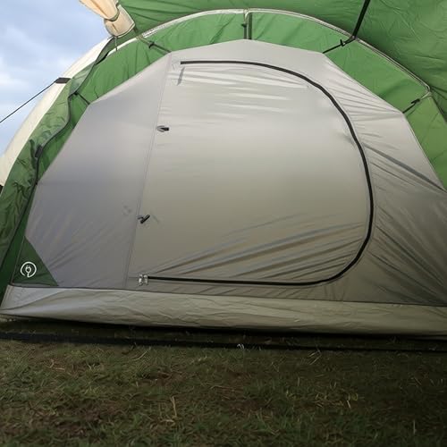 Image of 4 Person Camping Tent | Waterproof 1200mm | Ventilation Windows |Portable | ET1104 | Green