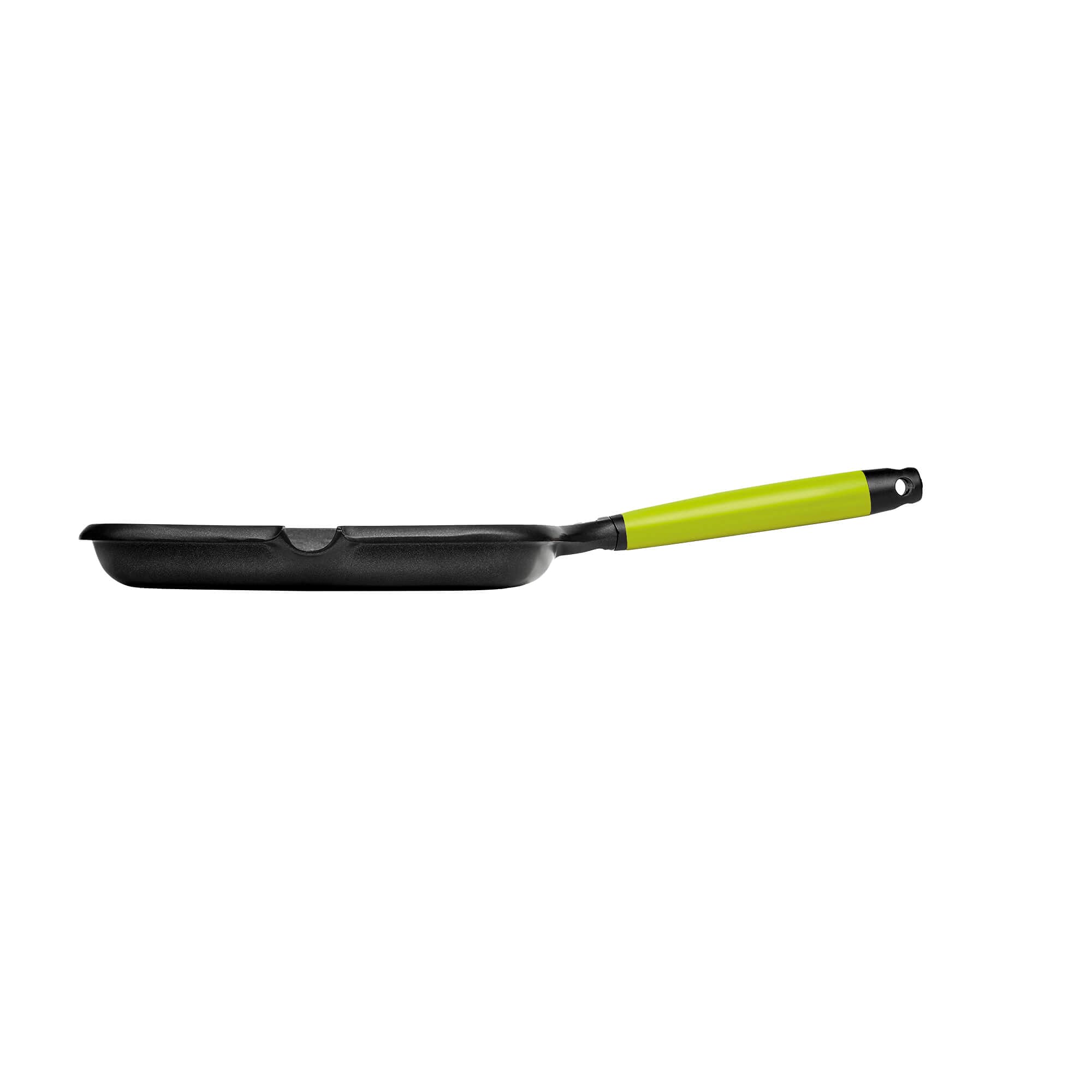 CASTEY - Grill Asador de Inducción, 22 cm, Modelo F3-IP22, Color Kiwi, Mango Desmontable, Sartén Antiadherente de Aluminio, Distribución Homogénea del Calor