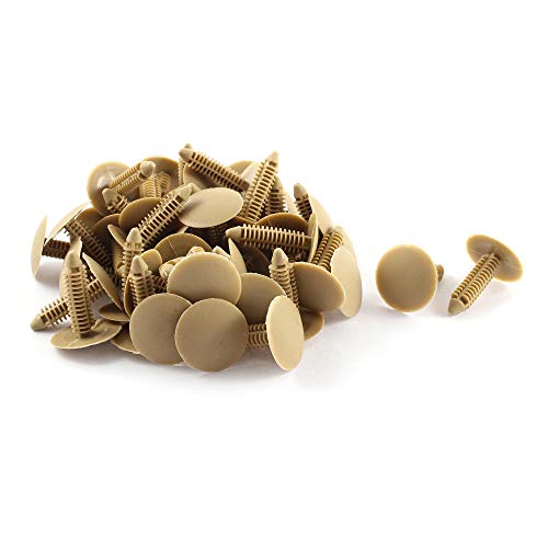 Agrafes de portière voiture beige 7mm pour éliminer les vibrations de panneau