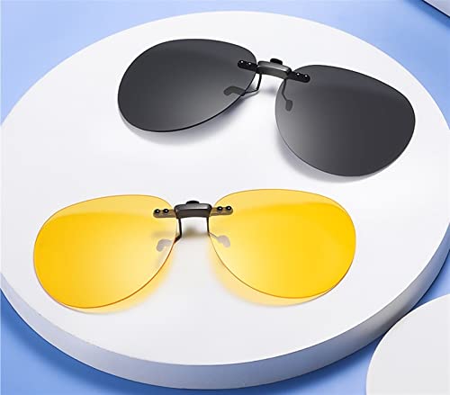 ZENYS Polarized Men and Women Ultralight Sunglasses Clip-on Sports Driving Outdoor Sunglasses Clip-on (Color : A, Size : 1)2