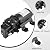 12V DC Water Pressure Diaphragm Pump, 6 A Self Priming Sprayer Pump with 6 L/Min 0.9 MPA 80 PSI, Water Transfer Pump Suitable for RV Camping Shower Garden
