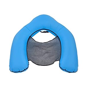 Zwembad Opblaasbare Float Ligstoel, Water Hangmat Drijvende Enkele Fauteuil, Buiten Zwembad Float Speelgoed Riviervlot…