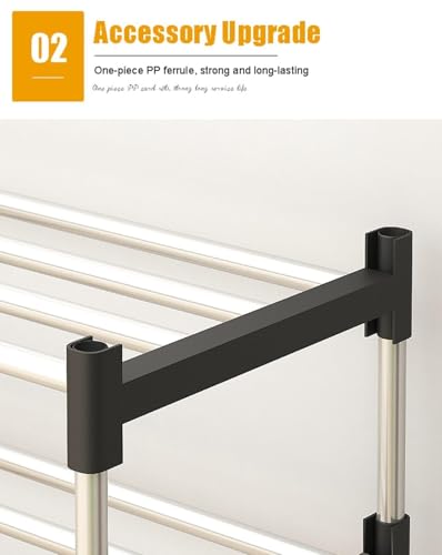 Solution de rangement portable pour petits espaces et étagère à chaussures pour placard
