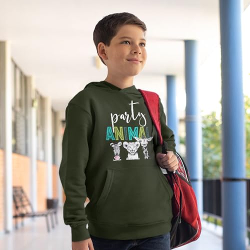 Party Animal Kid Kids' Hoodie - Animal Themed Gift - Cute Animal Clothing4
