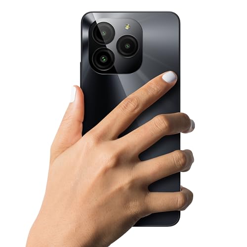 Image of BLU | Bold K10 | 2024 | 3-Day Battery | Unlocked | 6.6 inch HD+ Infinity Display | 128 /4GB | Triple 50MP Camera | US Version | US Warranty | Black