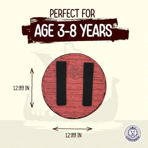 Liontouch Viking Shield, Medieval Fantasy for Kids, Harald, Eva Foam