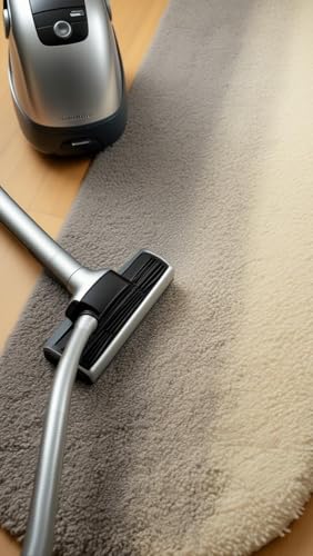 Image of Fluffy Silky Micro Fiber Polyster Carpet /Runner for Bedroom, Study Room, Playing Room, Guest Room ETC. 3x5 feet Feet, (Center Grey and Ivory New)